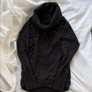 lululemon athletica Black Cowl Neck Sweatshirt